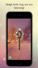 Screenshot of sleigh bells from inside app